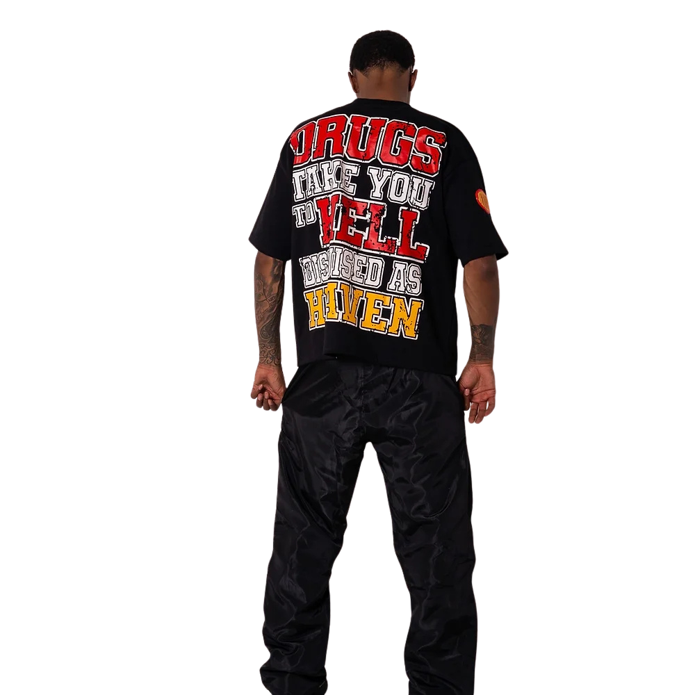 DRUGS TAKE YOU TO HELL TEE