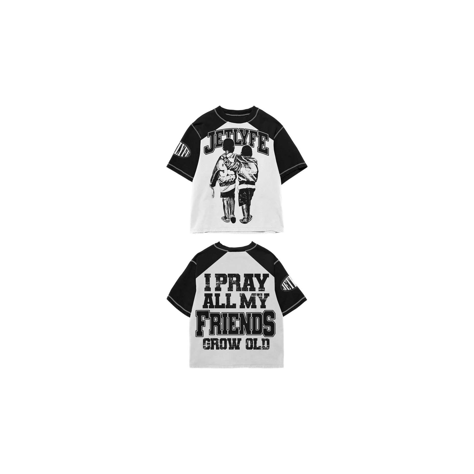 PRAY MY FRIENDS GROW OLD TEE
