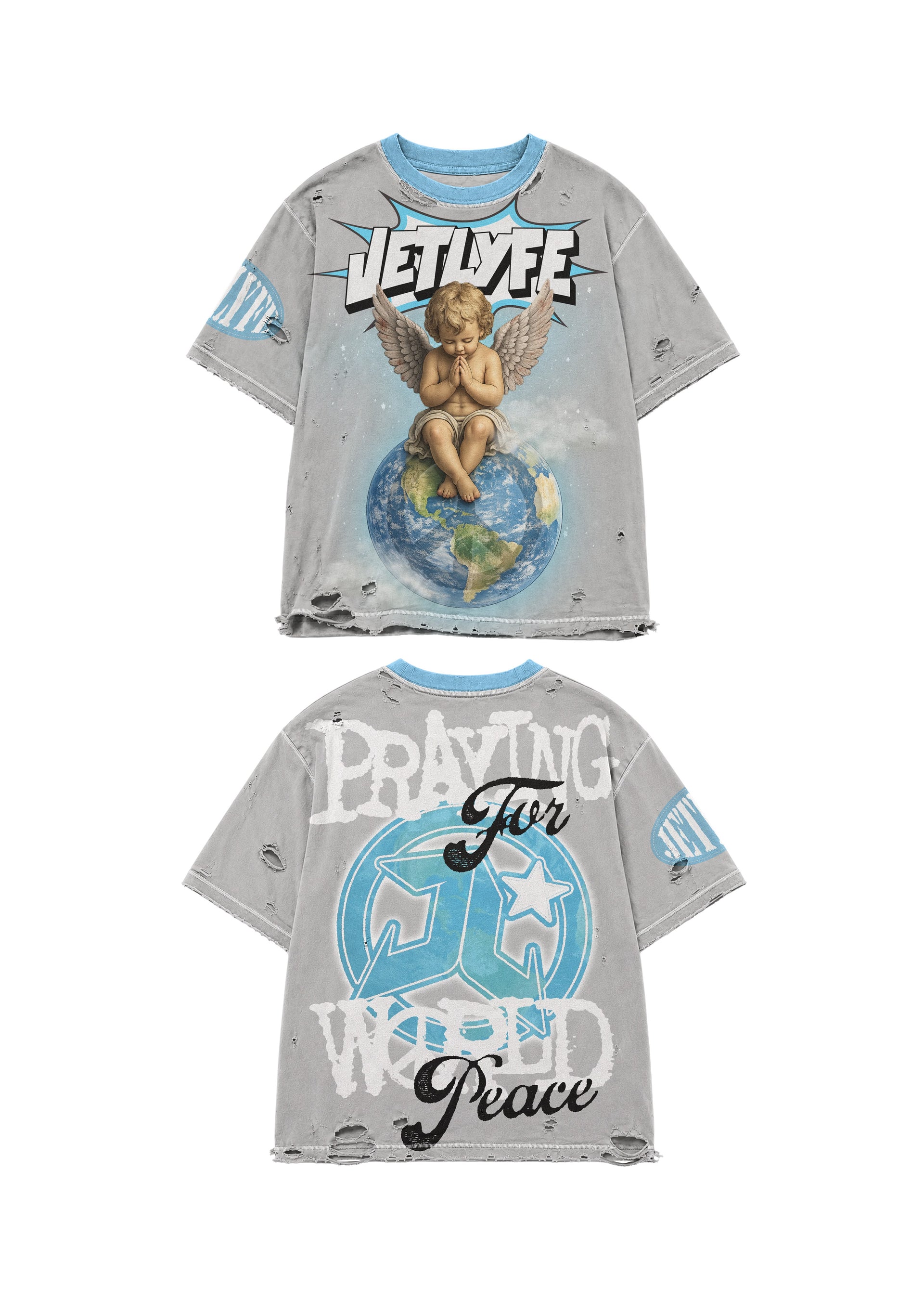 PRAYING FOR WOLRD PEACE TEE
