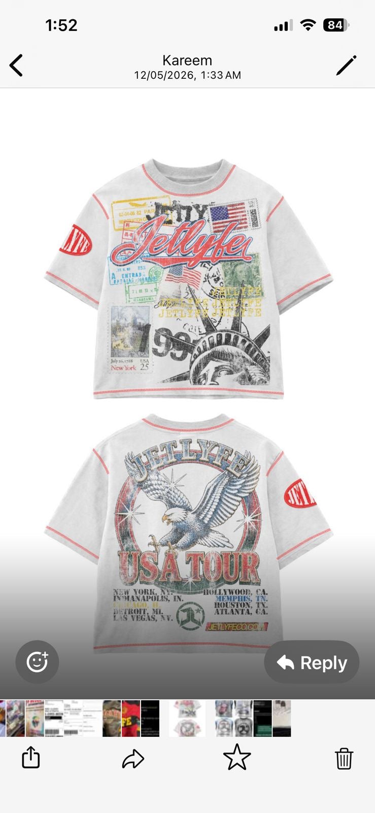 USA TOUR TEE
