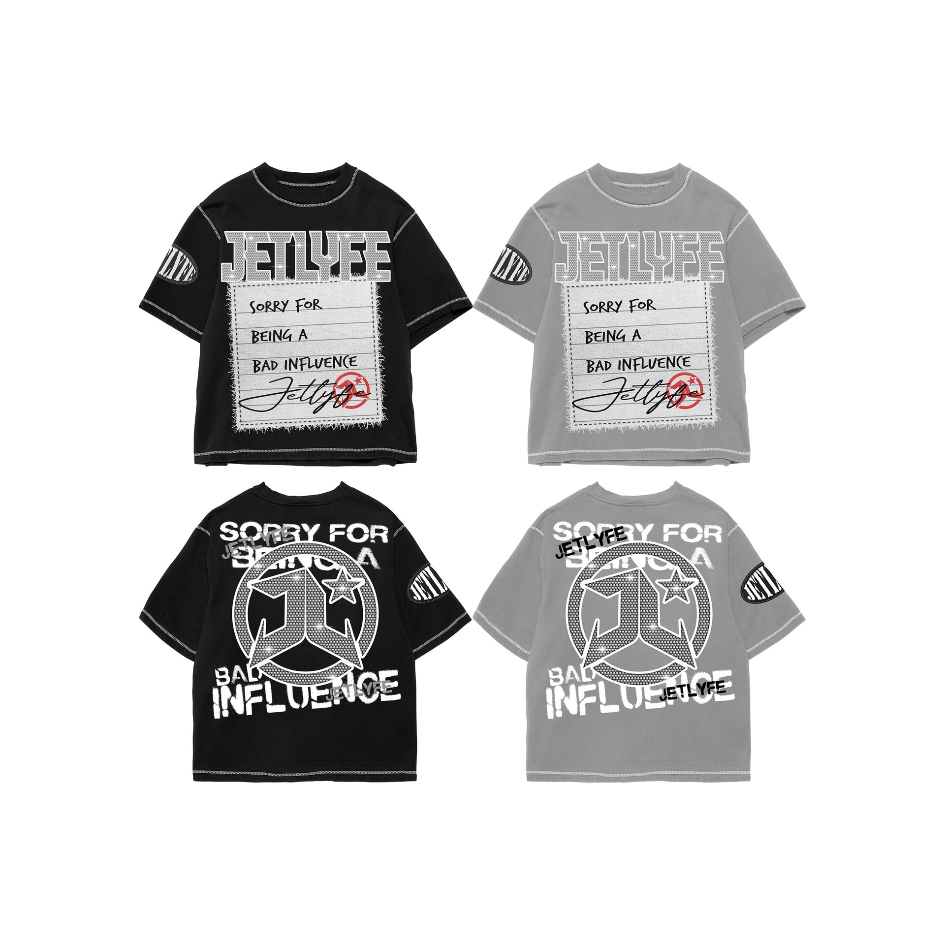 BAD INFLUENCE TEE 400 DEGREES