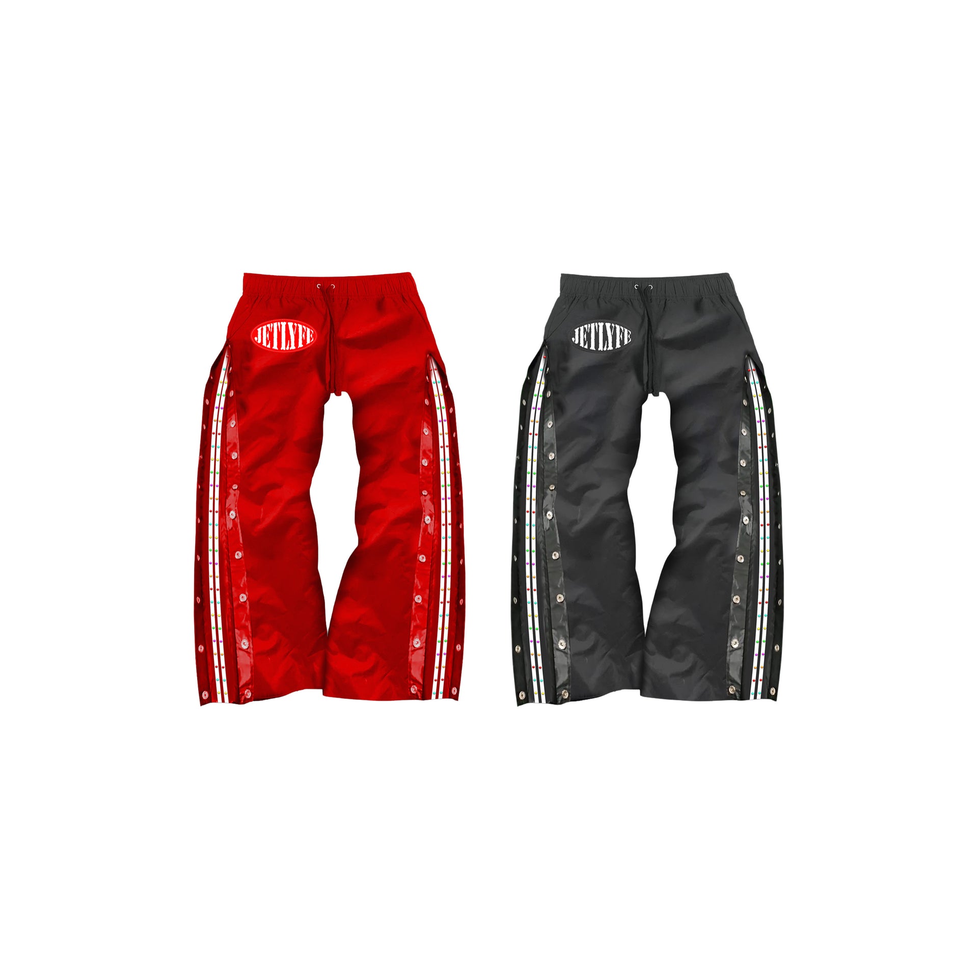 GEMSTONE NYLON JOGGERS