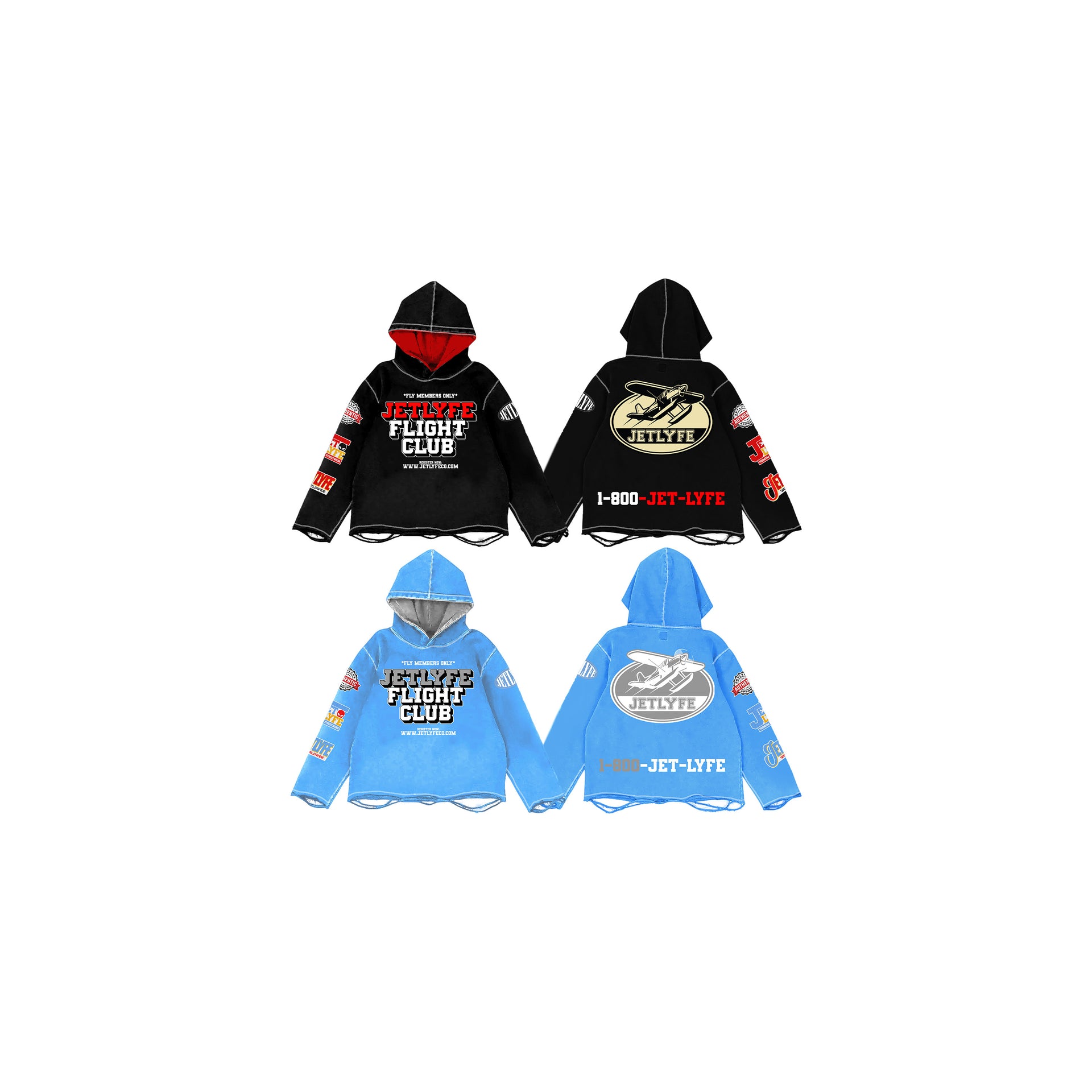 FLIGHT CLUB V2 HOODIE(2 COLORS)