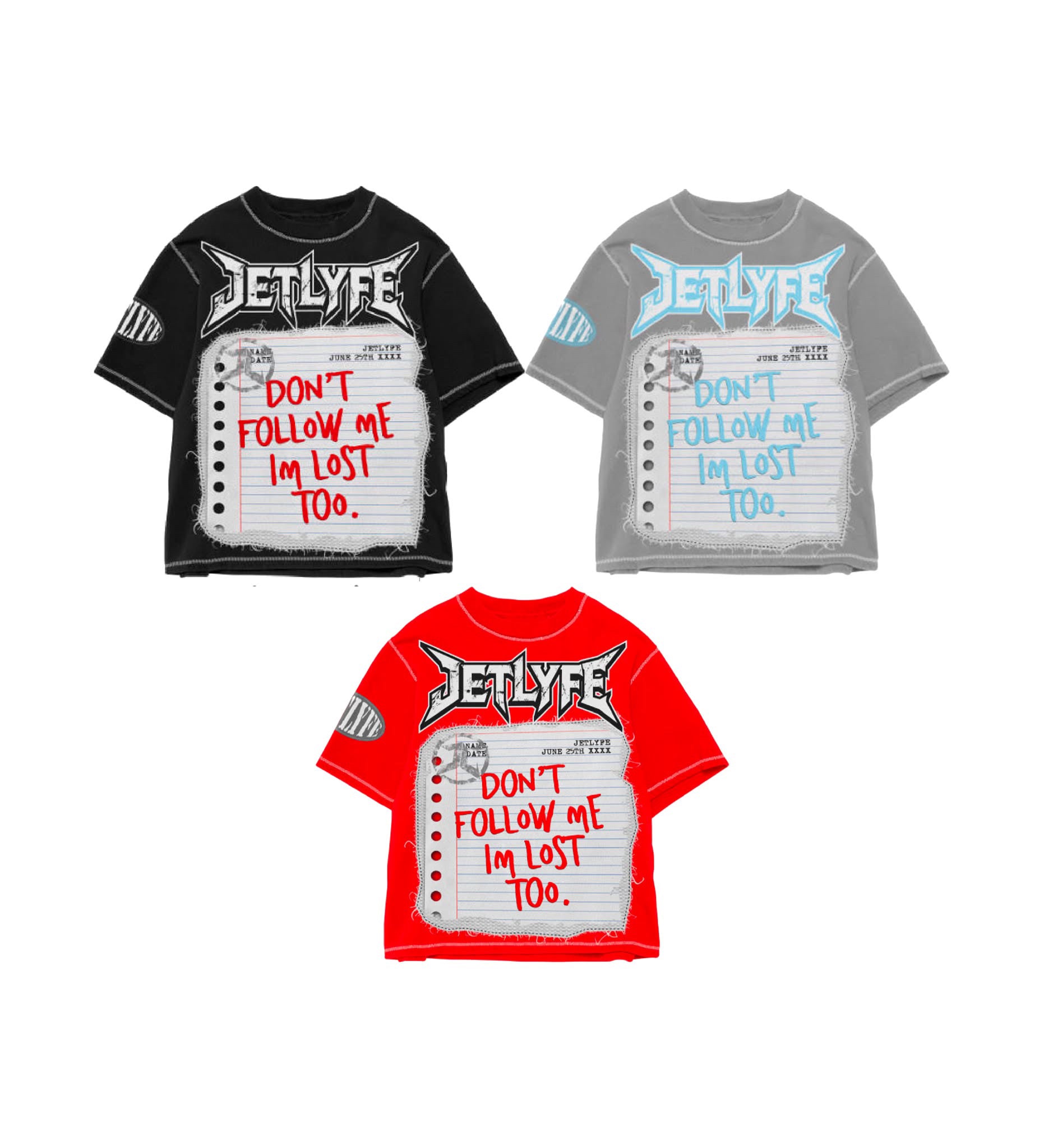 DON’T FOLLOW ME TEE (3COLORS)